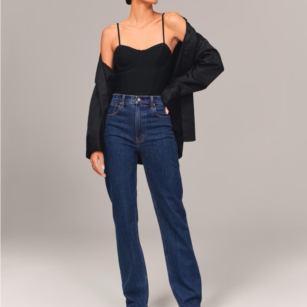 Abercrombie & Fitch Ultra High Rise 90’s Straight
